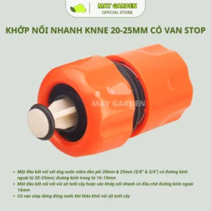 Khớp nối nhanh KNNE 20-25mm có Stop