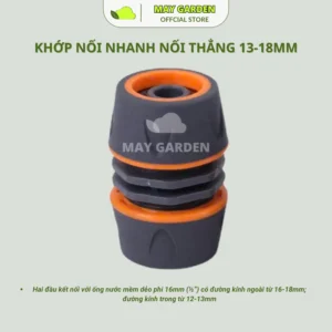 Khớp nối nhanh nối thằng 16mm cam xám