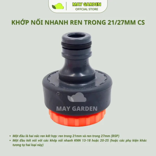 Khớp nối nhanh ren trong 21-27mm Cao Su